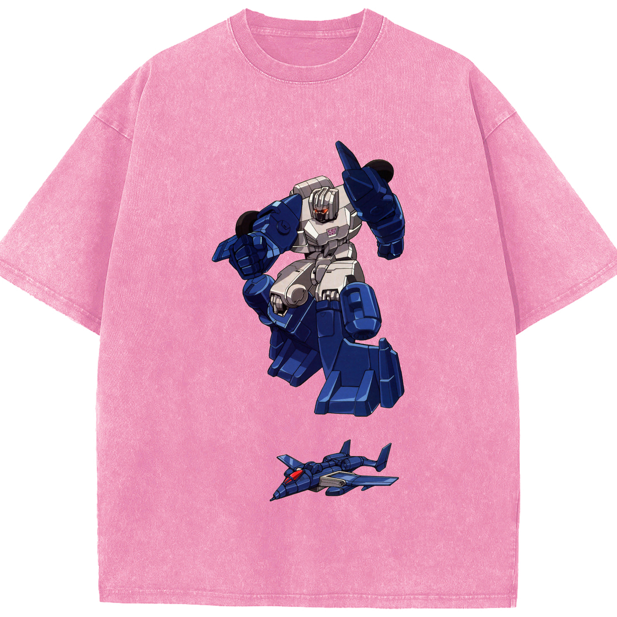 （画像用）  綿100% ヴィンテージ風 半袖Tシャツ（フロントプリント）
